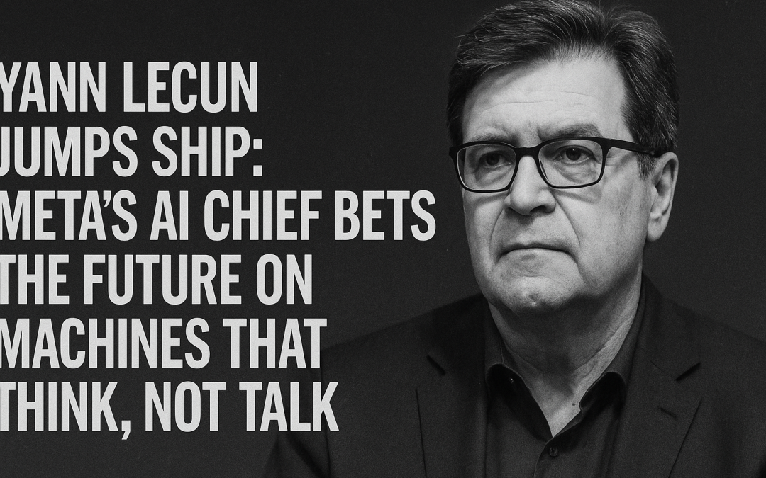 Meta’s AI Chief Bets the Future on Machines That Think, Not Talk