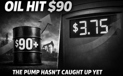 Oil Hit $90—and the Pump Hasn’t Caught Up Yet