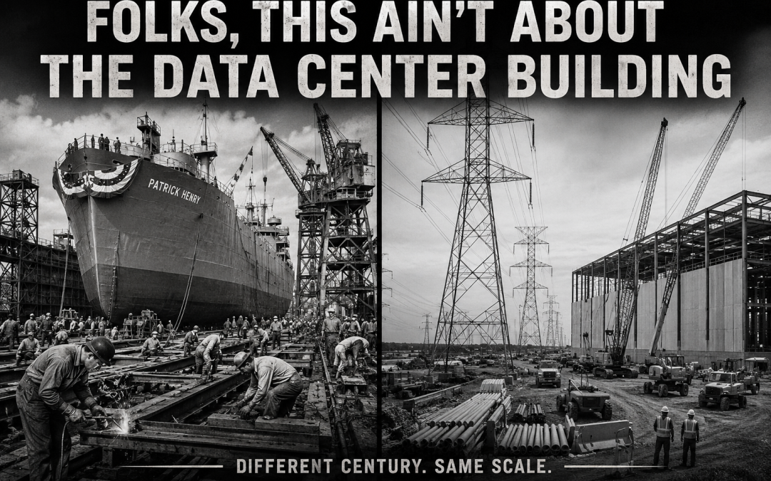 Folks, This Ain’t About the Data Center Building