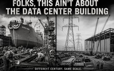Folks, This Ain’t About the Data Center Building
